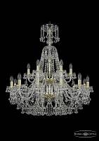 Люстра  Bohemia Ivele Crystal  арт. 1409/12+6/300/XL-94/2d/G