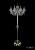 Торшер  Bohemia Ivele Crystal  арт. 1410T2/8/195-160/G/V0300